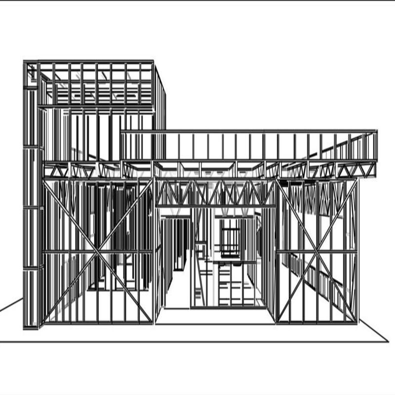 Projeto estrutural de steel frame
