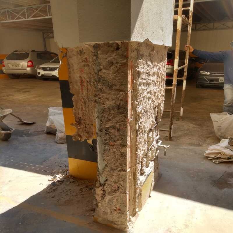 Reforço estrutural de pilares