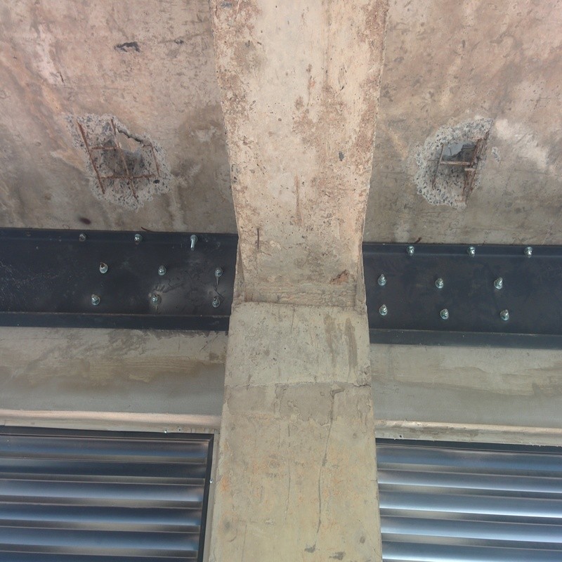 Reforço estrutural em vigas de concreto